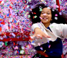 No matter when you visit, there's a flurry of fun to be had at Color Factory's interactive museum in NYC. 
