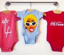 Outfit the baby in California cool apparel. Photo courtesy of La La Ling