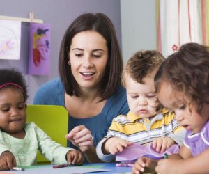Teachers that are fully engaged in play make kids and parents happy. Photo via Bigstock