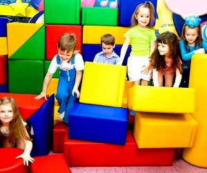 Kids N' Shape has fabulous 2-hour birthday parties where kids can romp in soft blocks.  Photo courtesy of the venue